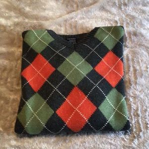 Nautical Argyle Sweater